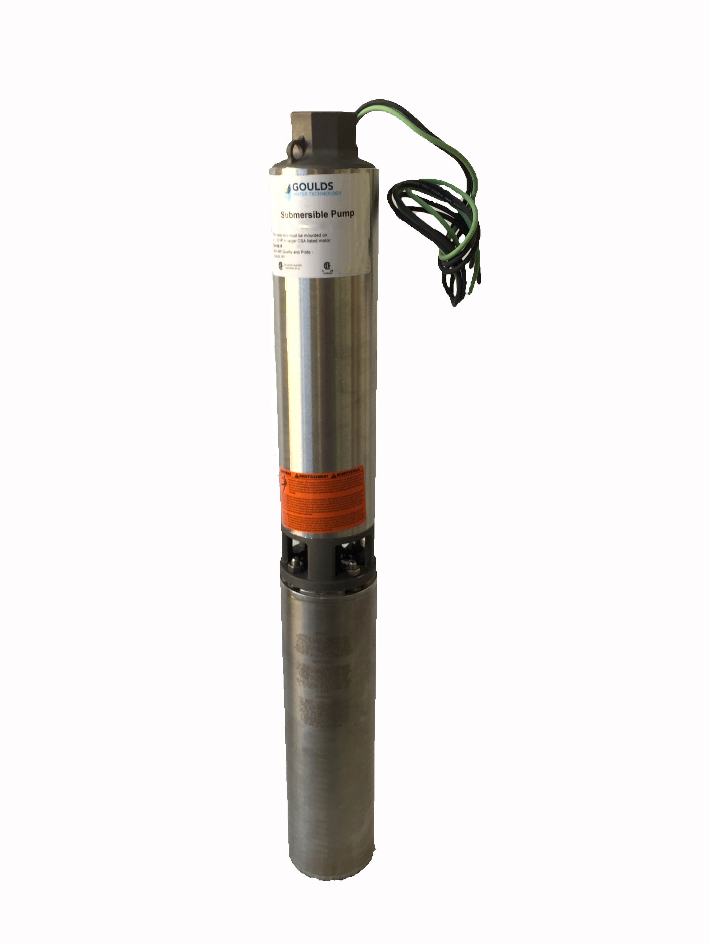 Goulds 5GS15422C 5GPM 1.5HP 230V 2 Wire submersible well pump